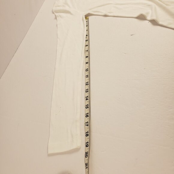 Gap XS White Boatneck T-shirt NWT Long Sleeve Womens - Picture 13 of 13